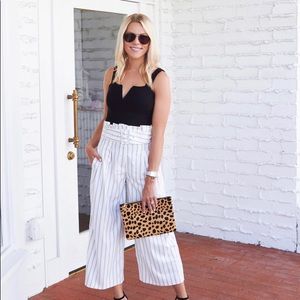 Free People Isla Paperbag Waist Wide Leg Trouser